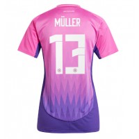 Tyskland Thomas Muller #13 Bortedrakt Dame EM 2024 Kortermet